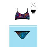 Dolfin Ladies Reversible String Back Skittlez Bikini