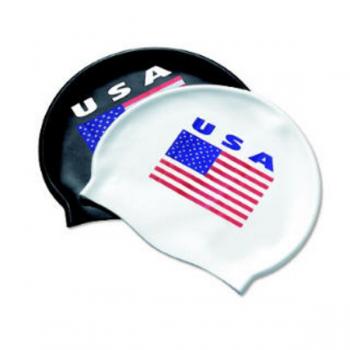 TYR USA Print Silicone Cap
